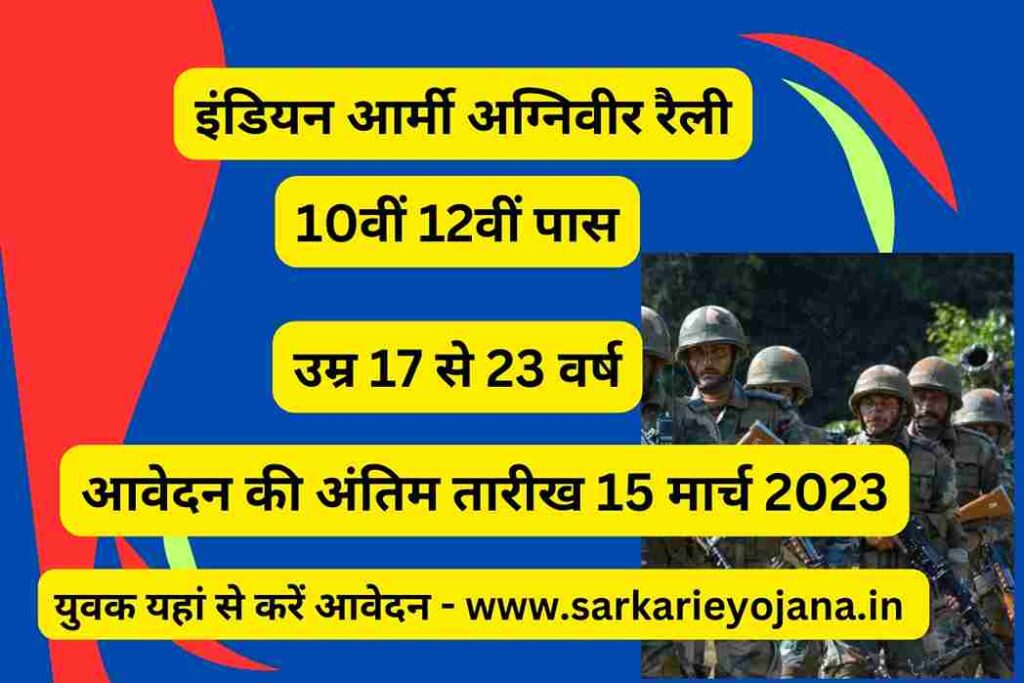 Indian Army Agniveer recruitment