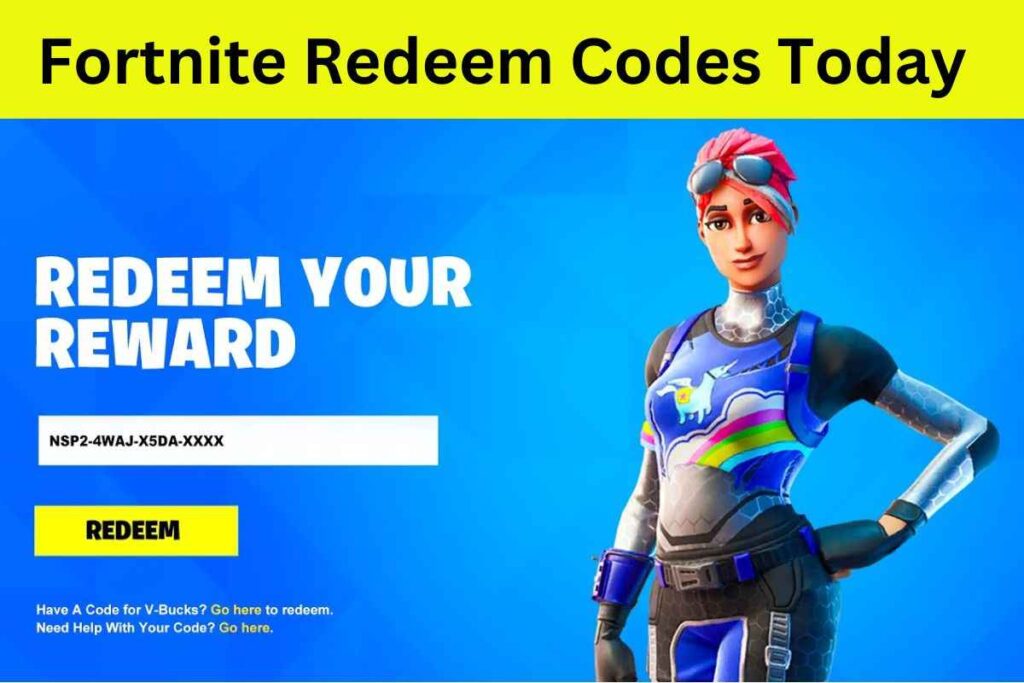 Fortnite Redeem Codes Today