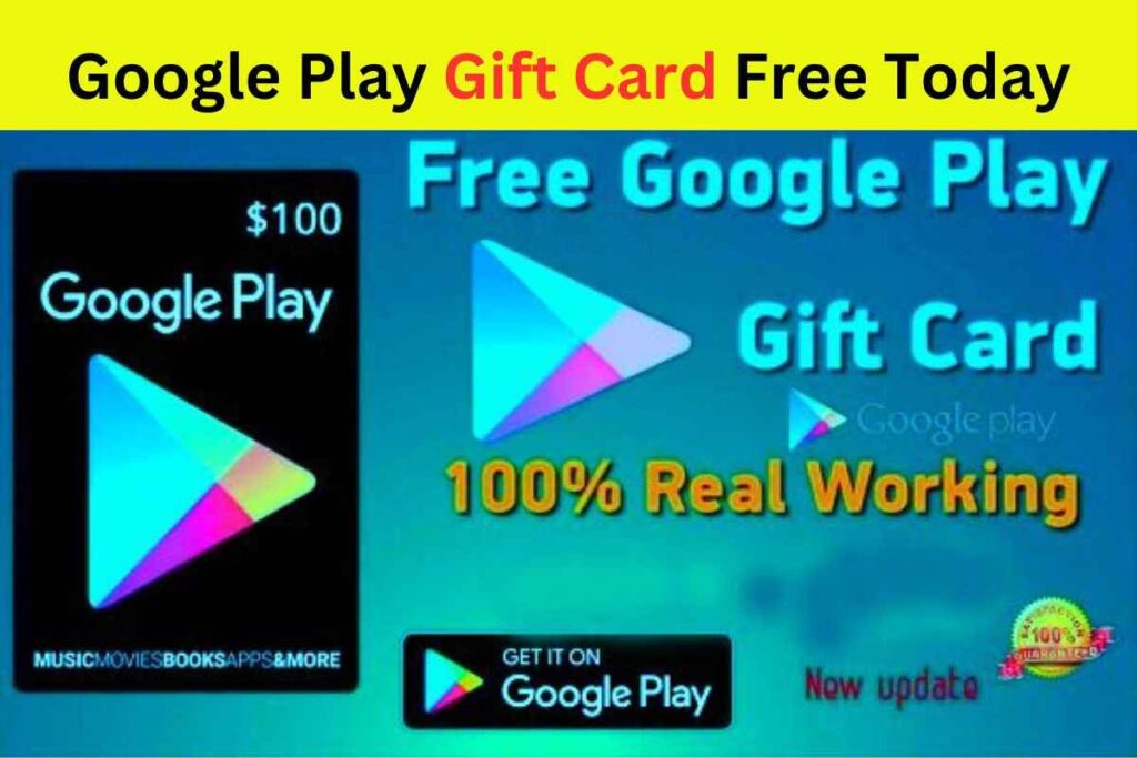 Google Play Gift Card Free Today