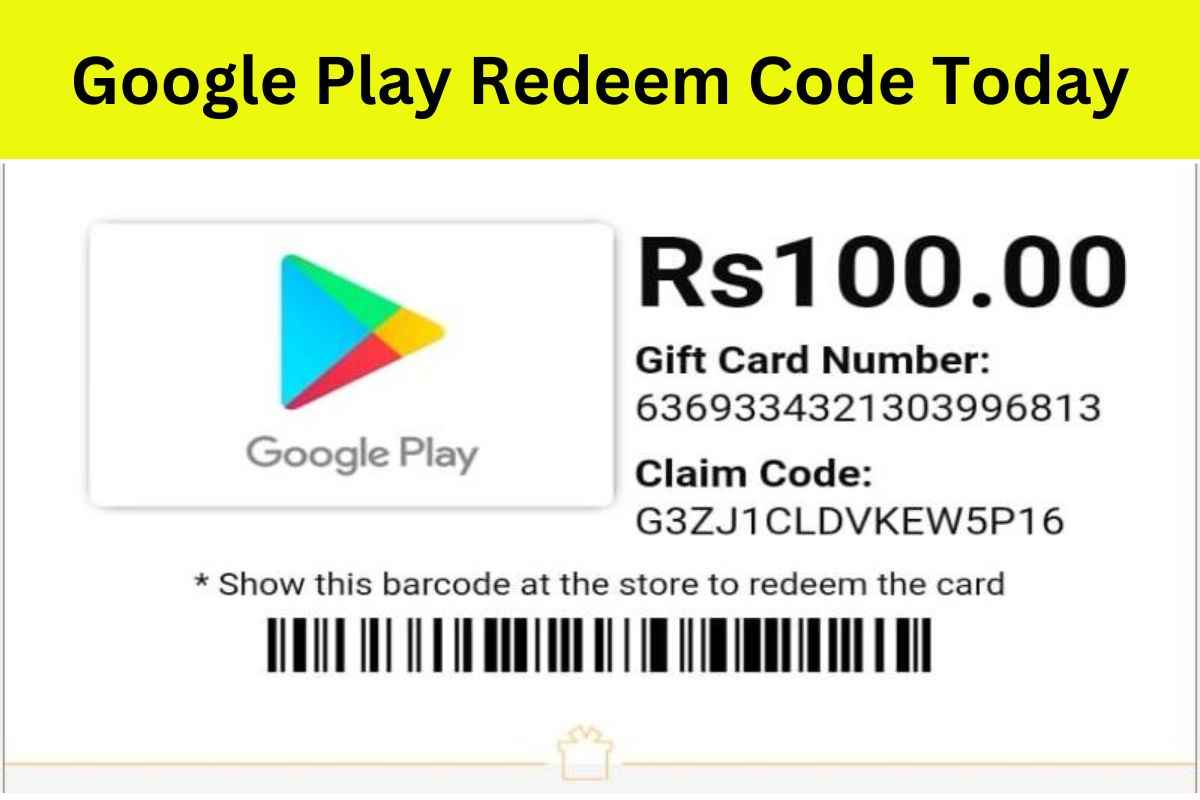 Google Play Redeem Code Today