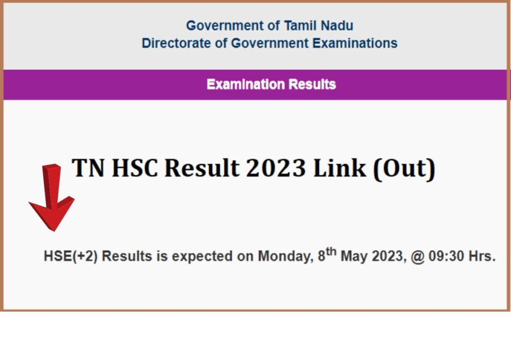 TN 12th Result 2023